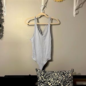 Forever 21 Baby Blue Bodysuit